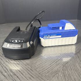 Sun Joe 789828584342 Snow 24-volt Ion Bundle 4.0-ah Battery And Quick Charger Open Box