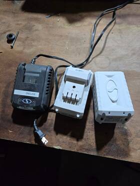 24v-5amp-sk1 Sunjoe 2x 5.0ah Battery /charger/combo For Snow Joe Sun 24v Ionmax Batteries