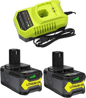 Sunmokite Ba002r 2packs 8.0ah Replacement For Ryobi 18v Battery Lithium-ion One P108 P102 P103 P
