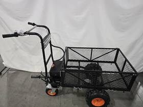Guo122 Superhandy Electric Utility Wagon Pro 48v 7ah Agm Battery 660lb - Black/orange Guo122 Superhandy Electric Utility Wagon Pro 48v 7ah Agm Battery 660lb - Black/orange