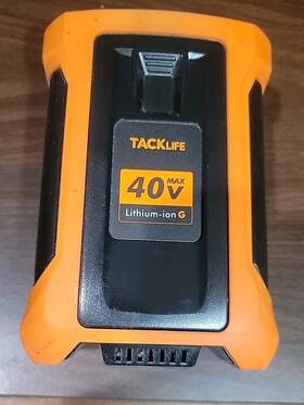Kb4040a Tacklife 40 Volt Max Lithium-ion Battery Kb4040a Tacklife 40 Volt Max Lithium-ion Battery