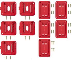 Tairda 786194618947 10 Packs Battery Tool Holders Compatible For Milwaukee 18v Batteries A