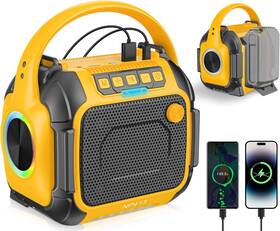 Np413 Tairda Portable Bluetooth Speaker Compatible For Dewalt 20v Battery No Wirele