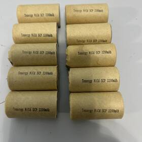 10tenergy Tenergy 90344 2200mah Subc Paper Nicd Rechargeable Batteries For Power Tools
