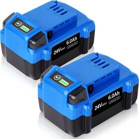 Tenhutt 300-kob-0006-2th Upgrade 2pack 6.0ah Replace Battery For Kobalt 24v Max 6.0a