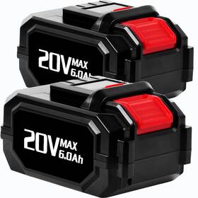Tenhutt 616430447959 Upgrade 2pack 6000mah Replacement Battery For Kimo 20v Lithium Kim