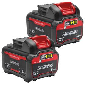 Tenmoer 060997291701 2 Pack 6.0ah Compatible With Dewalt 12v Battery Replacement For Dew