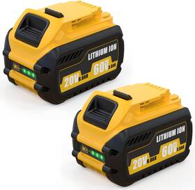 Toobaas 313106283230 2-pack 9.0ah Flexvolt Replacement Batteries For 60v Cordless Tools