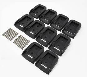 Tool Wrangler 627987528367 - 10 Pack Battery Holders For Dewalt 20v Contractor Grade Bat