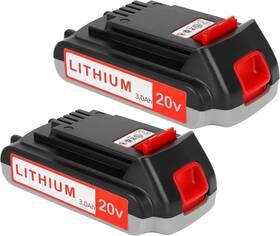 Totoplus 711181371017 Replacement For Black And Decker Battery 3.0ah 20 Volt Batteries Compatible Wit