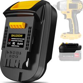 Tpdl 707154988771 Adapter For Bauer 20v Liion Battery Convert To Dewalt 20 V Max U