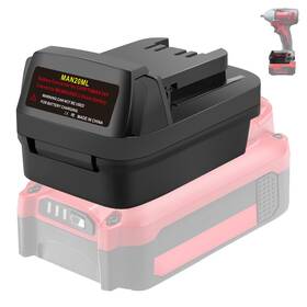Tpdl 707154988887 Adapter For Craftsman V20 Li-ion Battery Convert To Milwaukee M18 18v Bat