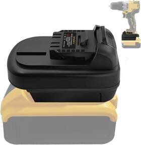 Tpdl Dm20dw12 20v To 12v Adapter For Dewalt Battery Fit Xr 18v/20v/60v Li-ion Batt