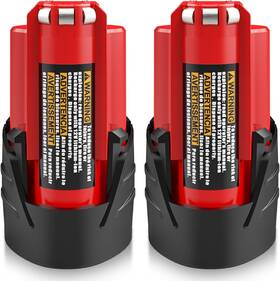 Tukopk 445039818845 2 Pack 12v 4000mah Lithium-ion Replacement For Milwaukee Battery Compatible