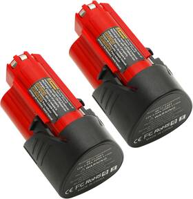 Uadca 445044588528 2 Pack M12 4.0ah Replacement Battery For Milwaukee 12v Lithium Ion X