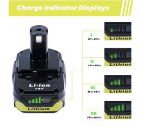 X004c5hz2v Uldertra 2-pack 18v 3.0ah Lithium-ion Power Tool Battery Black