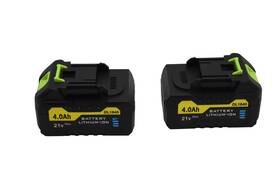 Dl1840 Upgrade 18v Lithium-ion 4ah Battery Pack Black 2-pack 72wh Power Tool