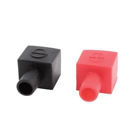 Uxcell S14061100am1178 Motorcycle Battery Terminal Cover Soft Plastic Insulation