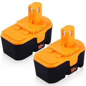 Vattp1003600 Vanttech 2pack 4.0ah P100 Battery Replacement For Ryobi 18v Ni-mh P101 Abp1803
