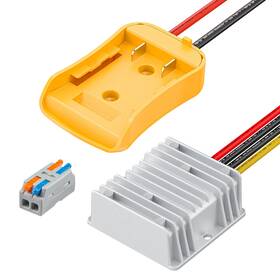 Gs7001-yw-us Vibit 20v To 12v Step Down Converter For Dewalt Power Wheels Battery Adapter Dc 1
