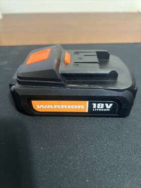 58523 Warrior 18v 1.3 Ah Lithium-ion Battery With Led Status Works Perfectly