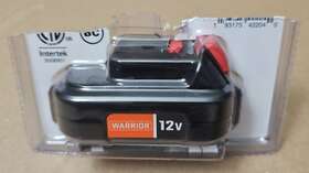P108-p117 Warrior 12v Battery New No Charger P108-p117 Warrior 12v Battery New No Charger