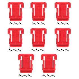 Weqcter 793513002363 8packs Battery Holder For Milwaukee Mount Dock Fit M18 48-