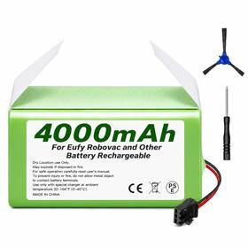 Wirelessfinest 850049440592 4000mah Replacement Battery For Eufy Robovac 11 11s 12 15c 15t Max Green