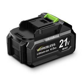 Awork001057250512 Workbless 21v 4.0 Ah Lithium-ion Battery Pack Rechargeable For Wb0801 Leaf Blo