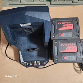 Worth L811a 2- 84v 2.5ah Batteries With Charger New No Packaging