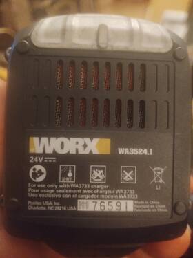Wa3524.1 Worx Genuine 24v Lithium Battery