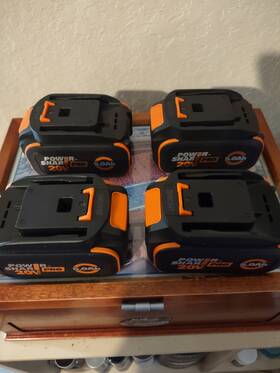 Wa3571 Worx Power Share Pro 20v 5 Ah 5.0ah Lithium Ion Battery Genuine Oem New