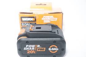 Wa3678 Worx 20v Power Share Pro 8ah Lithium-ion High-capacity Battery Pack 2532