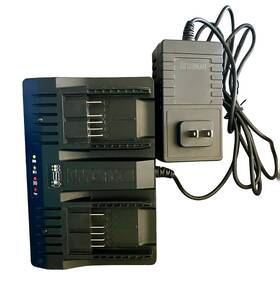 Wa3877 Worx Oem 40v Dual Li-ion Battery Charger # Tested