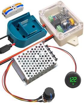 Pwak0516 Wumzij Power Wheel Adapter Kit Fit For Makita Battery With Voltage Regulator Fuse And Pwak0516 Wumzij Power Wheel Adapter Kit Fit For Makita Battery With Voltage Regulator Fuse And