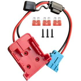 Wzqsptcm 767392871082 Adapter For Power Wheels Vehicles -for Milwaukee M18 18v Battery To 12v Converte