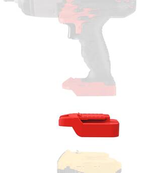 X-adapter Dw-be20 1x Fits Ba Uer 20v Max Cordless Tools Compatible With Dewalt Lit
