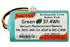 D071-inr-ch-4s1p Xain-usa 2600mah Battery Replacement For Liectroux C30b Pn And Md-c30b