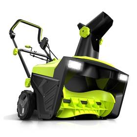 Ye001 Yeryork Snow Blower 15-amp 20-in Corded Electric With Dual Led Headlight