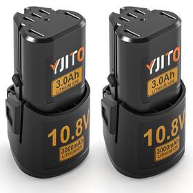 Yjito 789458466643 Upgraded 2-pack 3000mah Replacement Battery For Stihl 10.8v Hsa 26 Model 451