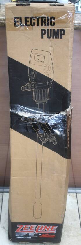 Zeeline By Milton Ze7019l - Lithium Powered Battery Drum Pump New / Open Box