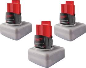 Zhi Ya 313099174195 Silicone Protect Case For Milwaukee M12 3.0 4.0 5.0 Battery 3pcs