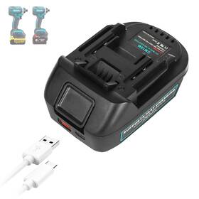 Dm18m Zlwawaol 683231455391 Battery Adapter With Usb And Type-c Charging Socket For Dewalt 20v Milw