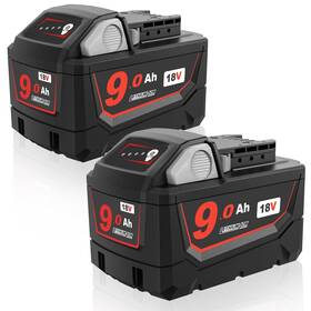 48-11-1820 Zlwawaol M18v9a 2-pack 18v 9.0ah Battery Replacement 1850 1828 Cordless Tools Li-ion