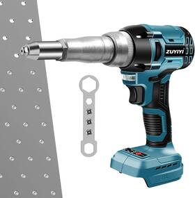 C0710 Zuyiyi Cordless Rivet Gun Tool Compatible With Makita 18v Battery No C0710 Zuyiyi Cordless Rivet Gun Tool Compatible With Makita 18v Battery No