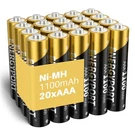 20X Aaa Rechargeable Batteries 1.2V Nimh 1100MAH Battery For Garden Solar Light. Fixed Price $15.99.