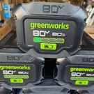 Greenworks 80V 8.0AH Lithium-ion Battery LB8080. Fixed Price $320.00.