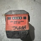 Hilti B36/2.4 Li-ion Cpc 36V 2.4AH Battery Pack Works Tested. Fixed Price $75.71.