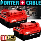 2PACK For Porter Cable Volt 8.0AH Lithium Battery Max PCC680L PCC685L. Fixed Price $35.99.