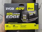 Ryobi Edge 40V 8AH Lithium-ion High Performance Battery OP40806TA1 New. Fixed Price $218.45.